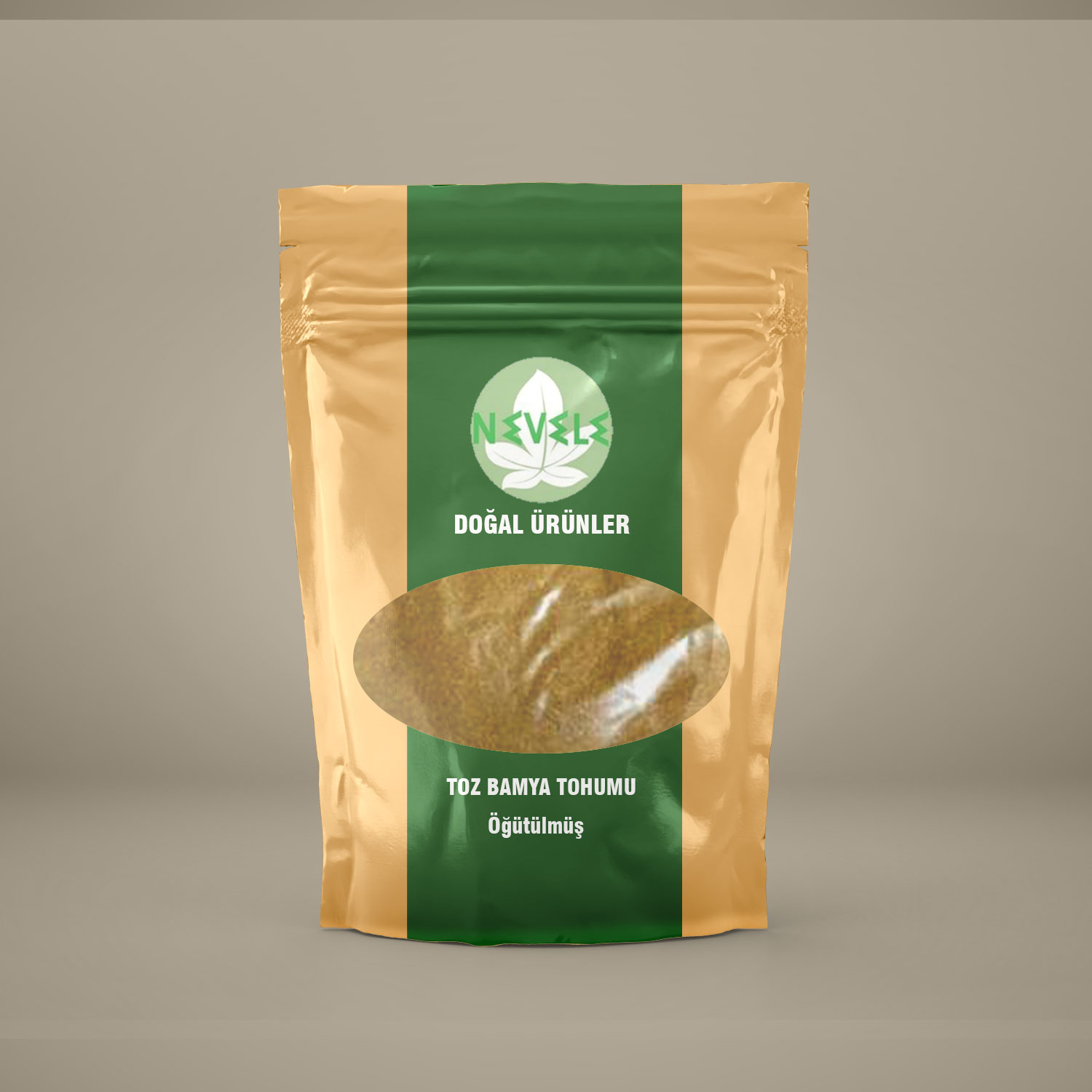 Nevele Toz Bamya Tohumu (Öğütülmüş) 1 kg
