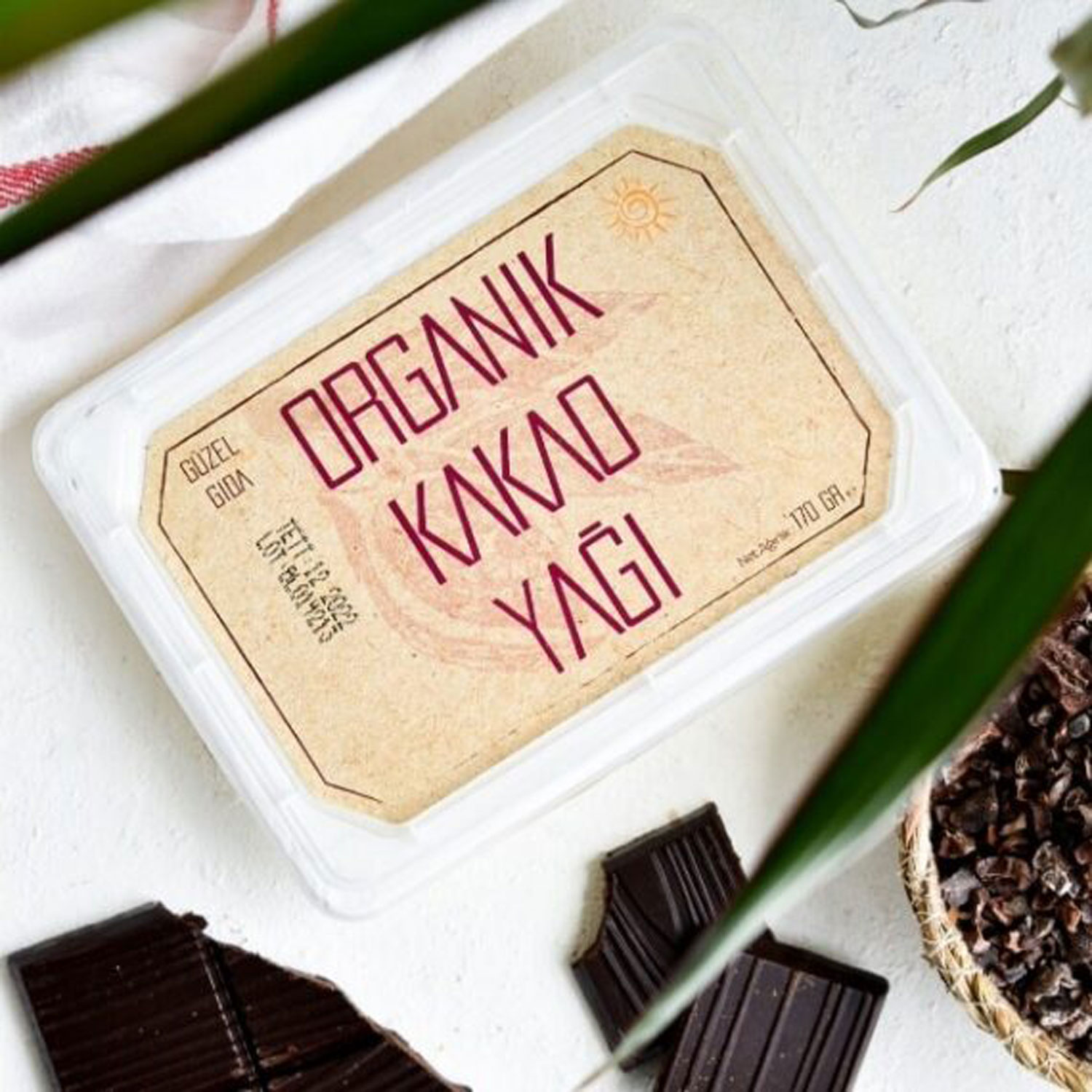 170 g Organik Kakao Yağı