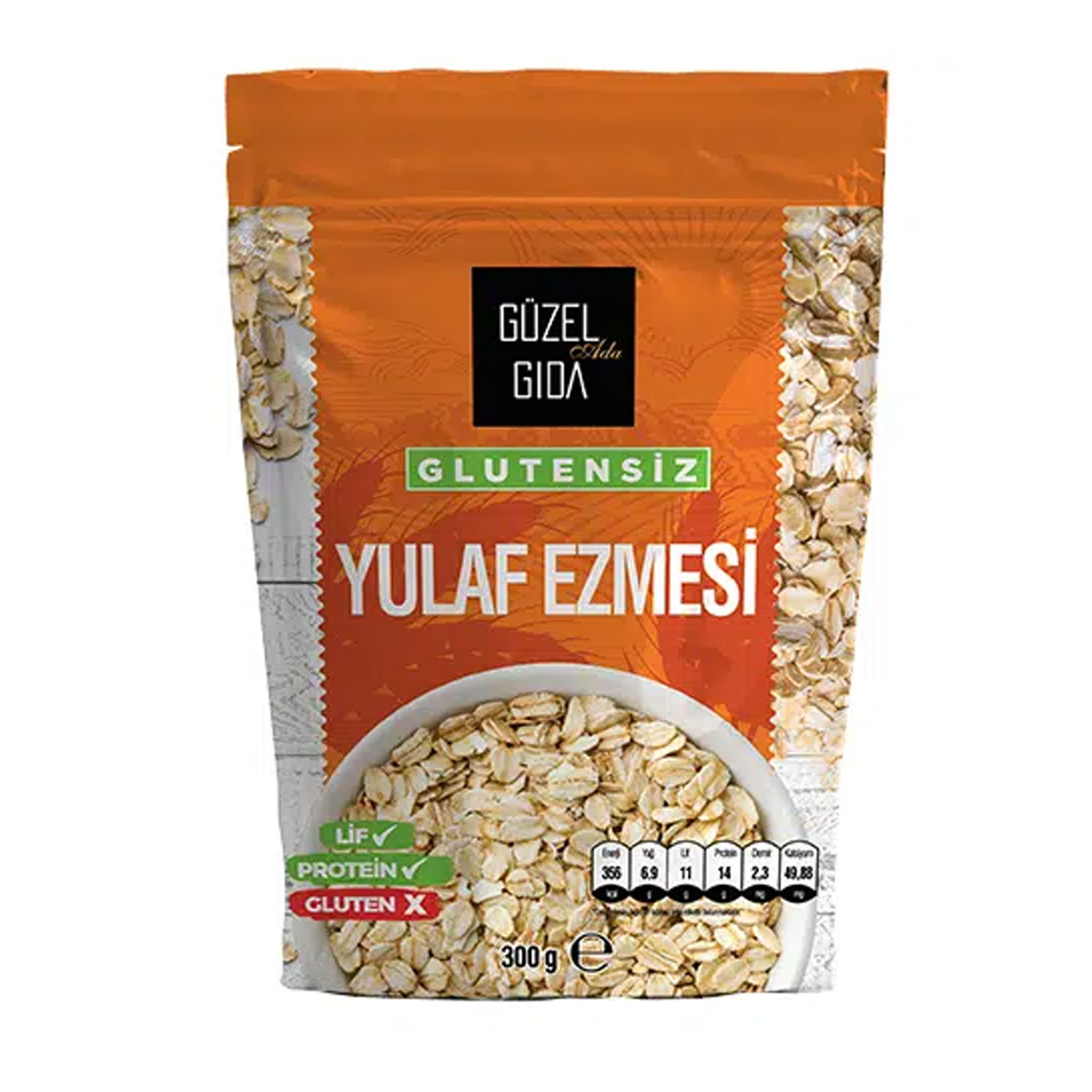 Glutensiz Yulaf Ezmesi 300 Gr