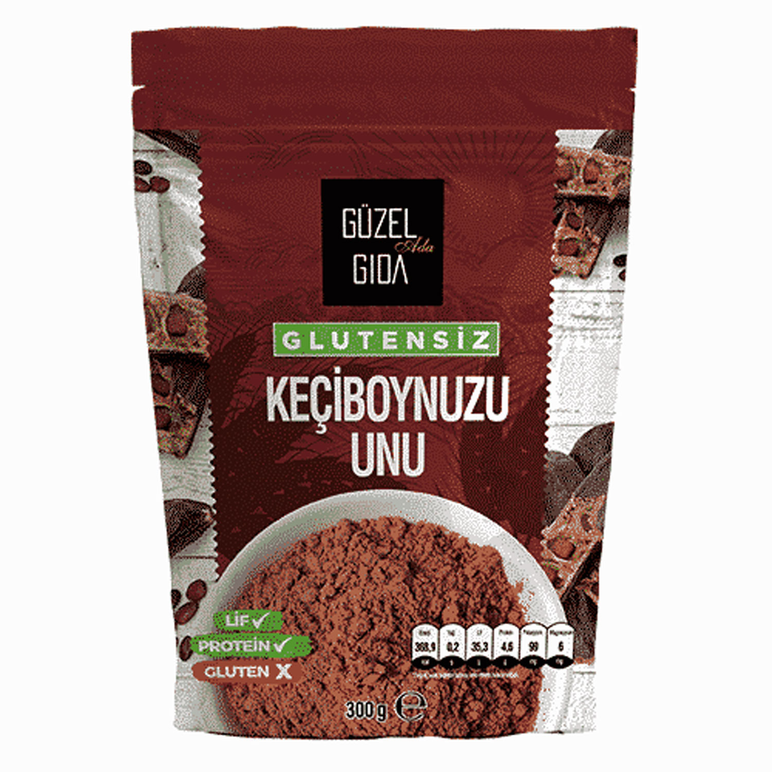 Glutensiz Keçiboynuzu Unu 300 Gr