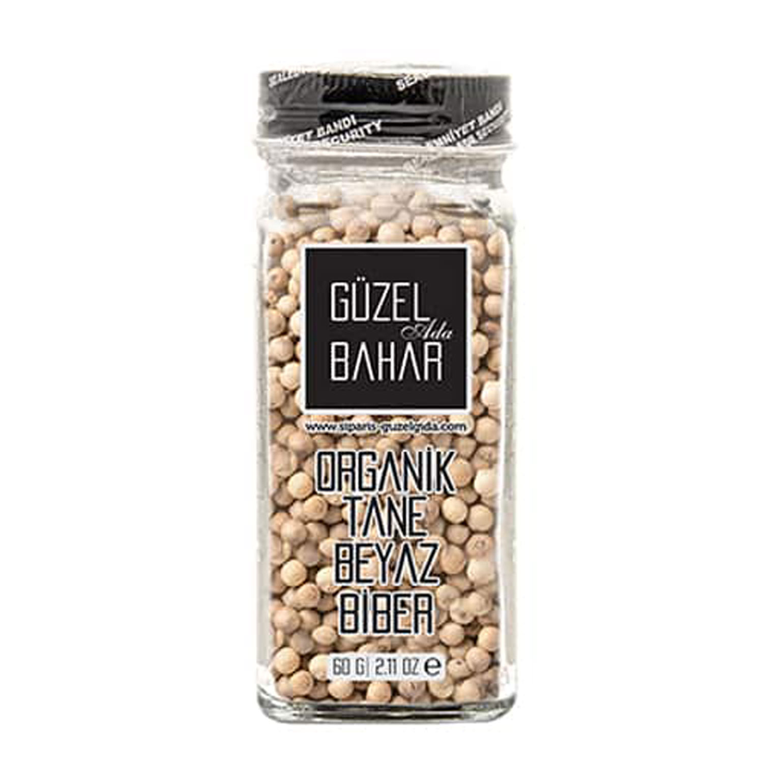 60 Gr Organik Tane Beyaz Biber