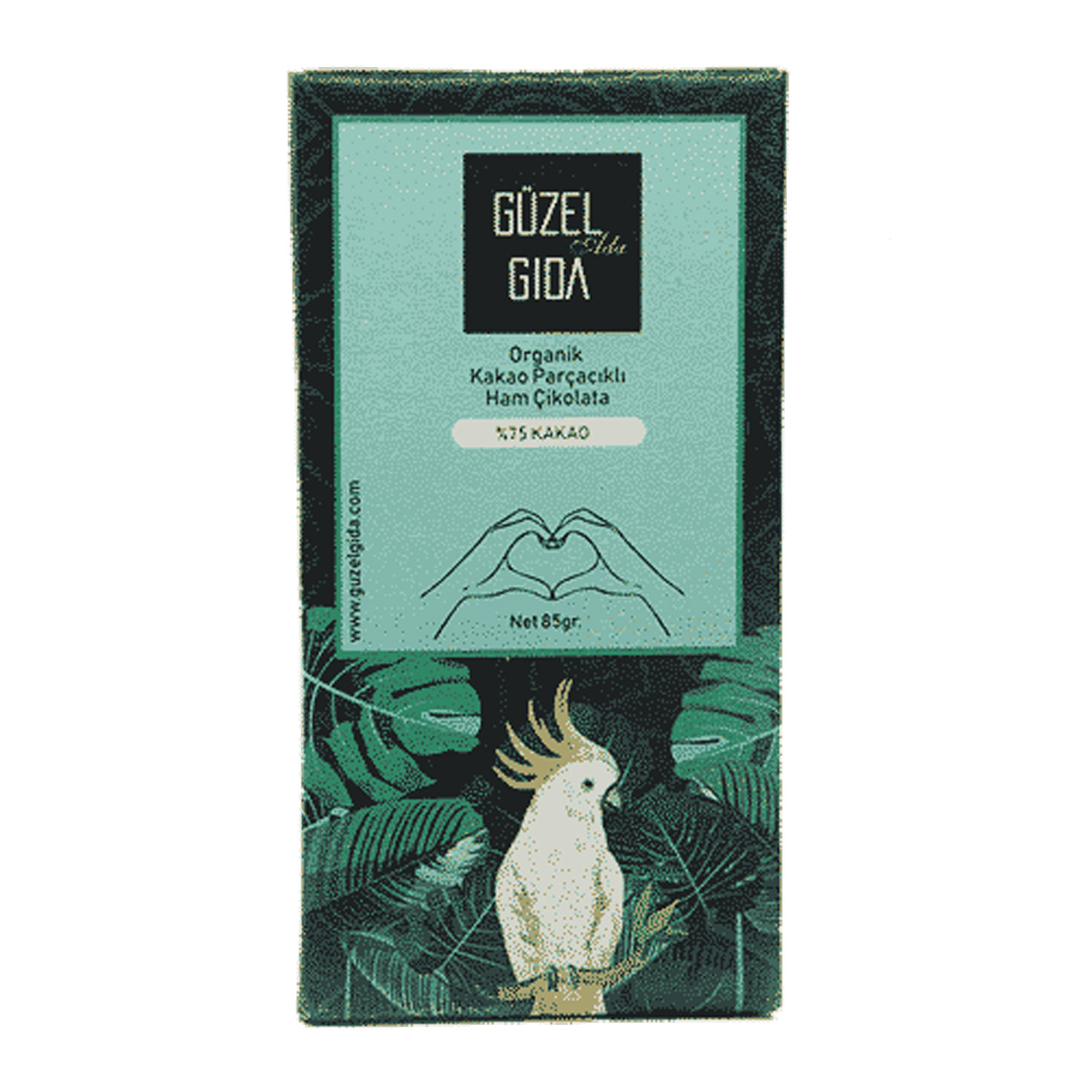85 G Organik Parçacıklı Çikolata Bar