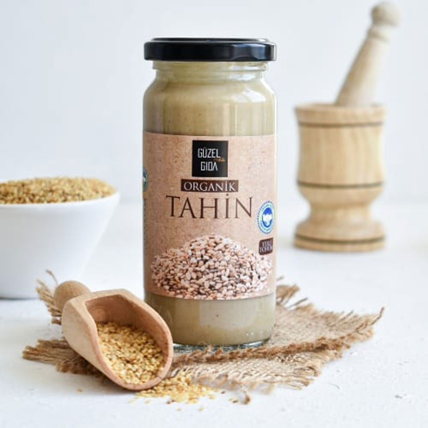 220 G Organik Tahin Yerli Susam Glutensiz