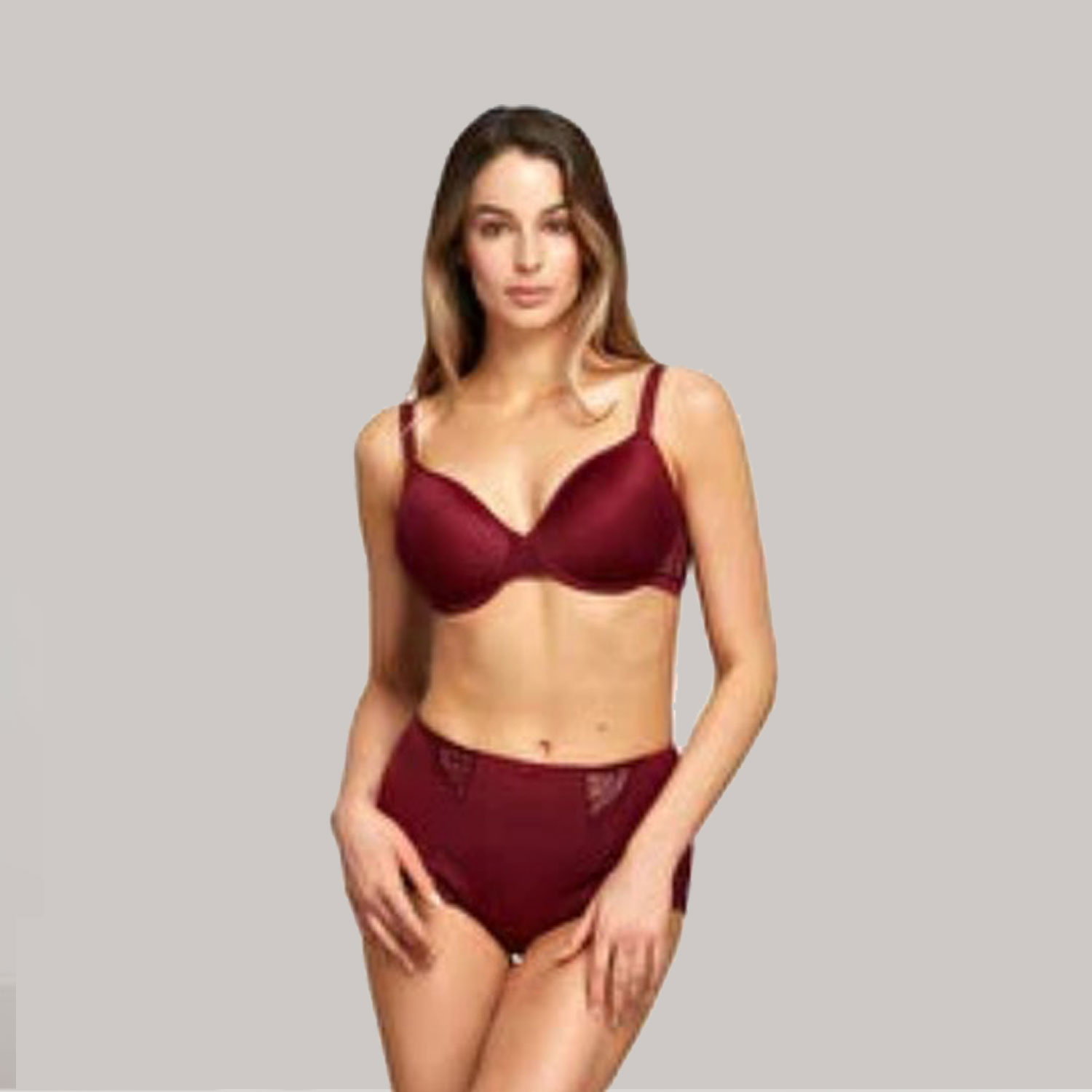 Bordo Amour  Lidya  Dantelli Sütyen