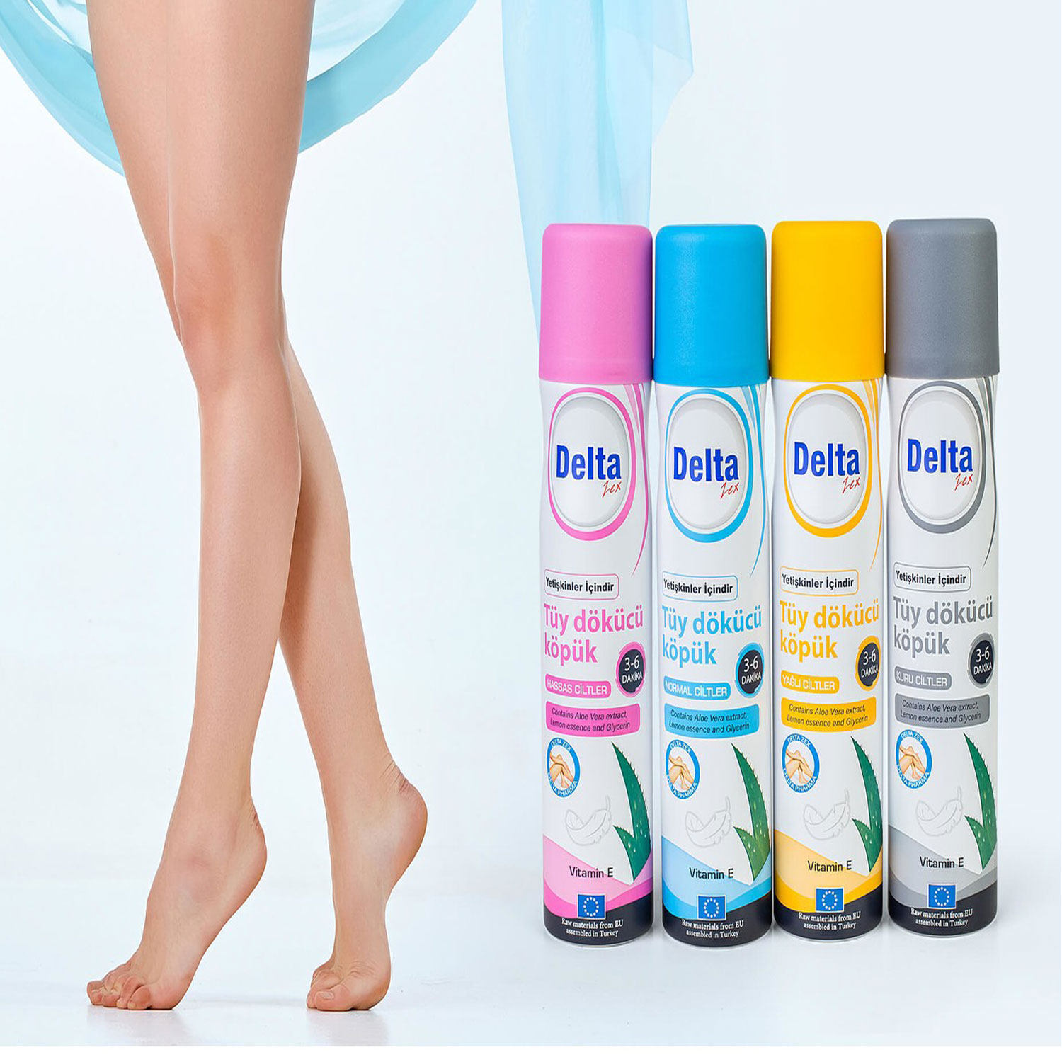 Delta Zex Tüy Dökücü Köpük Sprey 200 ml